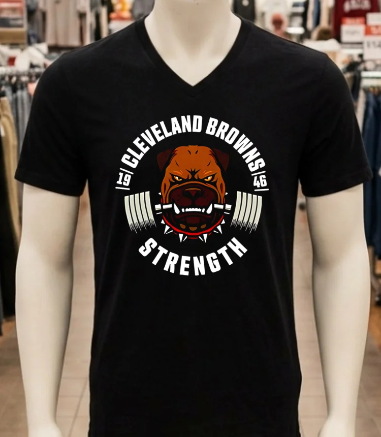 Cleveland Browns Strength Hardened Toughness Dog Shirt - balck-shirt Cleveland Browns Strength Hardened Toughness Dog Shirt Balck Shirt 1