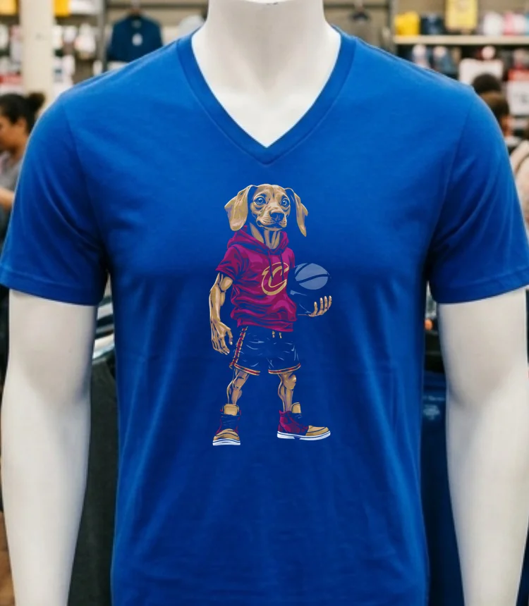 Cleveland Cavaliers Dachshund Hoop Dogs Shirt - navy-shirt Cleveland Cavaliers Dachshund Hoop Dogs Shirt Navy Shirt 1