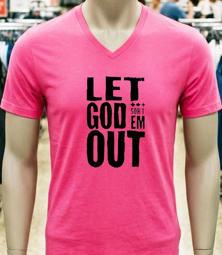 Clipse Let God Sort Em Out Tour Shirt - pink-t-shirt Clipse Let God Sort Em Out Tour Shirt Pink T Shirt