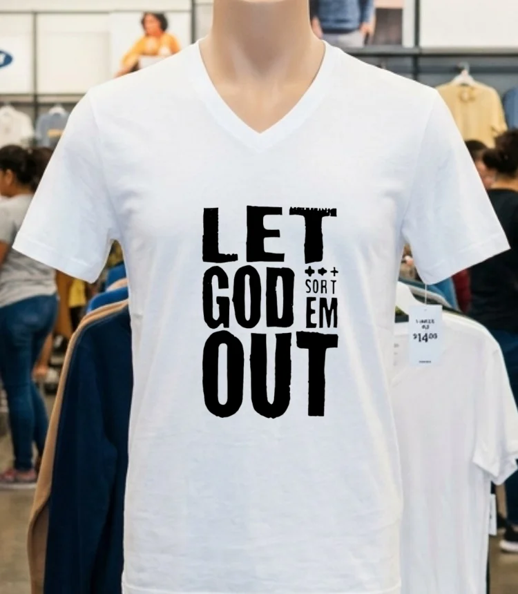 Clipse Let God Sort Em Out Tour Shirt - white-t-shirt Clipse Let God Sort Em Out Tour Shirt White T Shirt 1