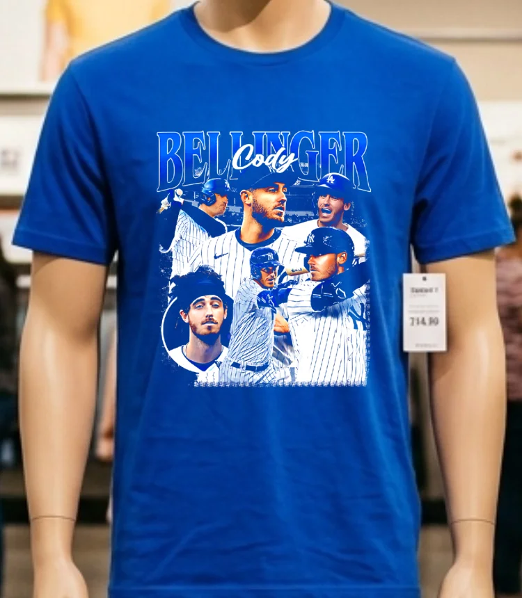 Cody Bellinger New York Yankees Graphic Mlb Shirt - blue-shirt Cody Bellinger New York Yankees Graphic Mlb Shirt Blue Shirt
