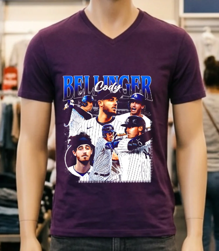 Cody Bellinger New York Yankees Graphic Mlb Shirt - purple-shirt Cody Bellinger New York Yankees Graphic Mlb Shirt Purple Shirt