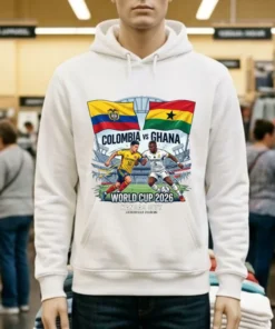 Colombia Vs Ghana World Cup 2026 In Kansas City (Arrowhead Stadium) T Shirt