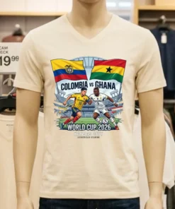 Colombia Vs Ghana World Cup 2026 In Kansas City (Arrowhead Stadium) T Shirt