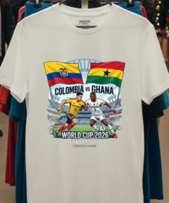 Colombia Vs Ghana World Cup 2026 In Kansas City (Arrowhead Stadium) T Shirt