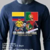 Colombia Vs Portugal World Cup 2026 T Shirt Navy Shirt