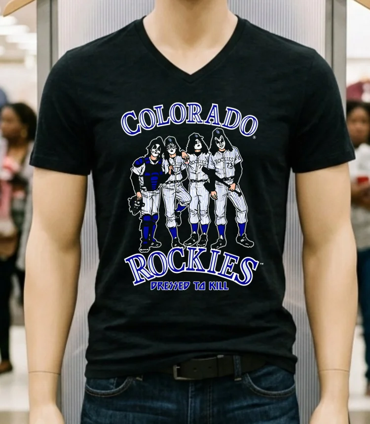 Colorado Rockies Dressed To Kill Shirt - balck-shirt Colorado Rockies Dressed To Kill Shirt Balck Shirt 1