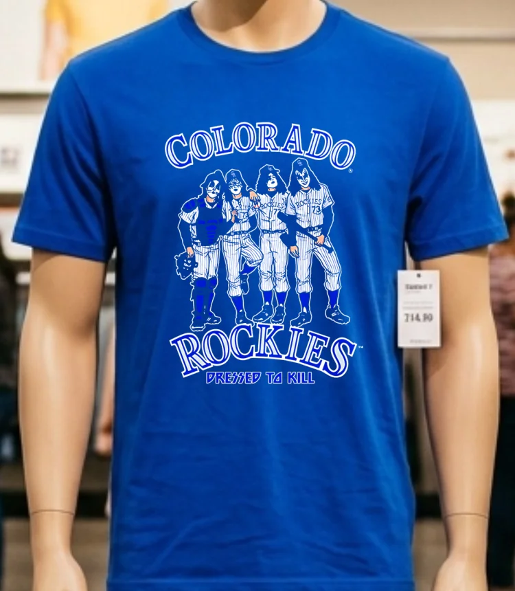 Colorado Rockies Dressed To Kill Shirt Blue Shirt