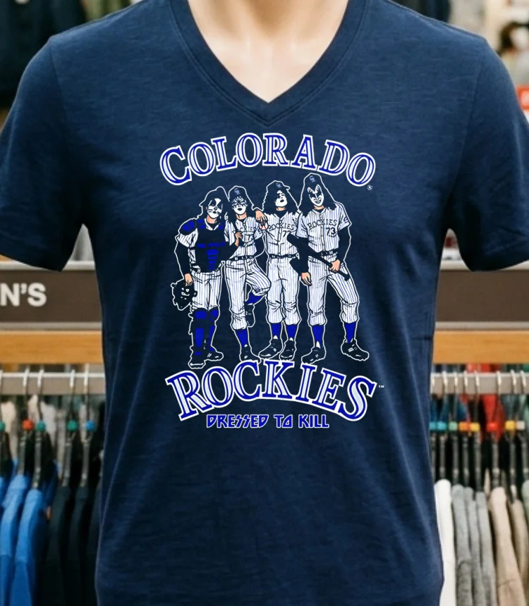 Colorado Rockies Dressed To Kill Shirt - navy-shirt Colorado Rockies Dressed To Kill Shirt Navy Shirt 1