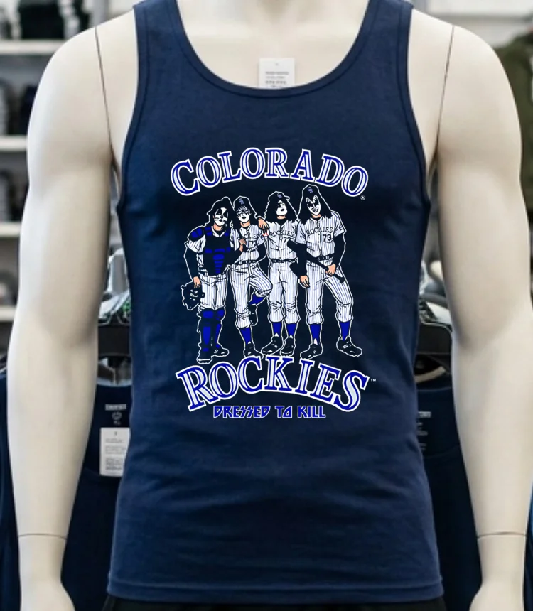 Colorado Rockies Dressed To Kill Shirt - navy-shirt Colorado Rockies Dressed To Kill Shirt Navy Shirt