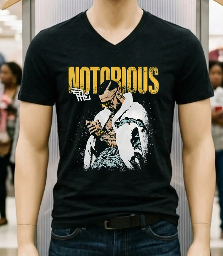 Conor Mcgregor The Notorious Ufc Fight Night Graphic Design Retro Shirt - balck-shirt Conor Mcgregor The Notorious Ufc Fight Night Graphic Design Retro Shirt Balck Shirt 1