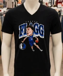 Cooper Flagg Dallas Mavericks Cartoon Vintage Shirt