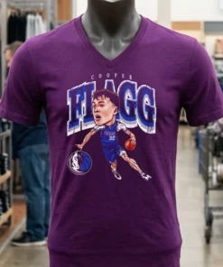 Cooper Flagg Dallas Mavericks Cartoon Vintage Shirt
