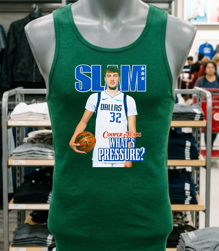 Cooper Flagg X Slam Dallas Mavericks Shirt - green-shirt Cooper Flagg X Slam Dallas Mavericks Shirt Green Shirt
