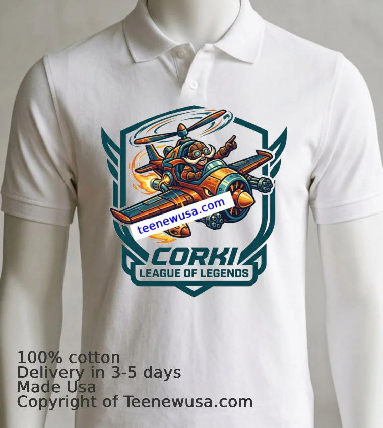 Corki League Of Legends T Shirt White T Shirt 7