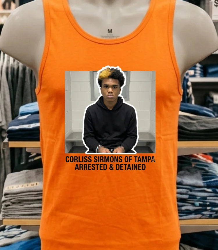 Corliss Sirmons Of Tampa Florida Arrested And Detained T Shirt Orange Shirt 1