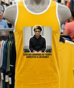 Corliss Sirmons Of Tampa, Florida Arrested And Detained T Shirt