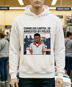 Cornelius Carter, 28, Arrested By Police T Shirt
