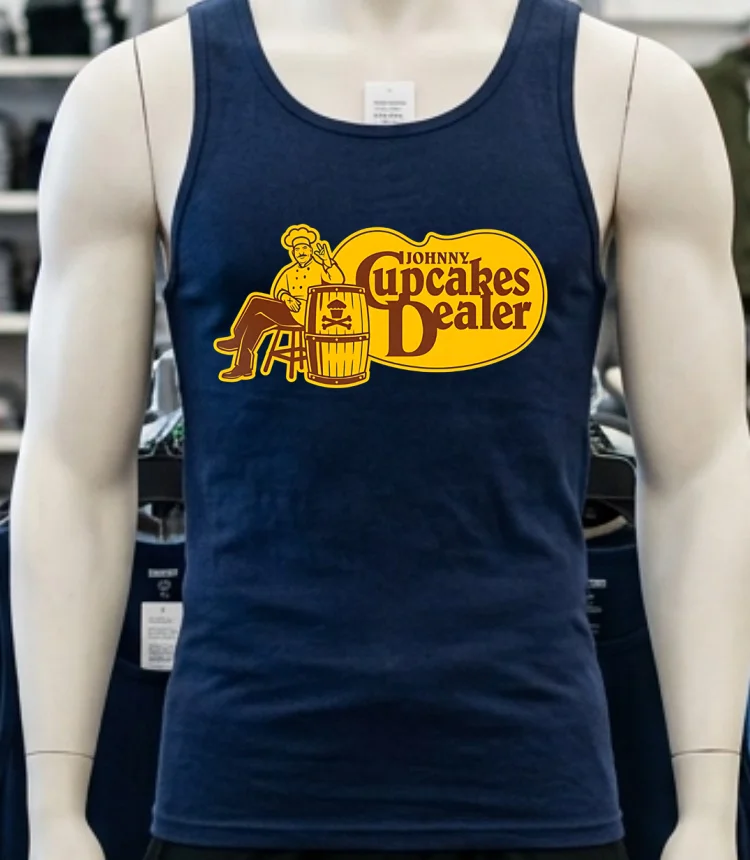 Cracker Barrel Johnny Cupcakes Dealer Shirt - navy-shirt Cracker Barrel Johnny Cupcakes Dealer Shirt Navy Shirt