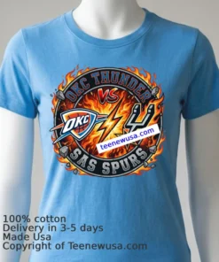 Creative T Shirt For Oklahoma City Thunder Vs San Antonio Spurs