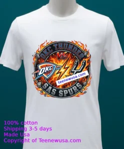 Creative T Shirt For Oklahoma City Thunder Vs San Antonio Spurs