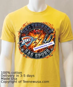 Creative T Shirt For Oklahoma City Thunder Vs San Antonio Spurs