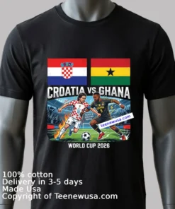 Croatia Vs Ghana World Cup 2026 T Shirt
