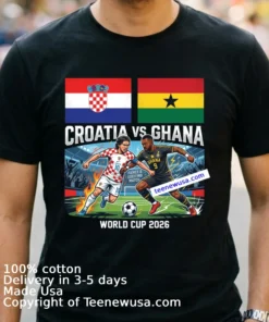 Croatia Vs Ghana World Cup 2026 T Shirt