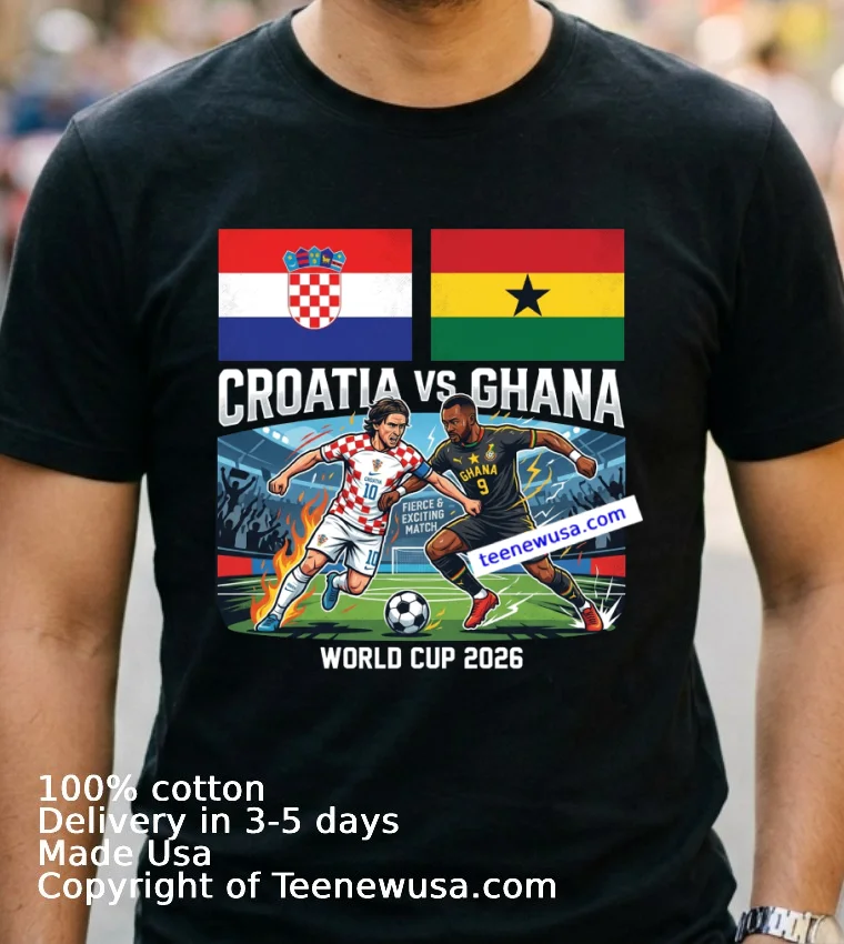 Croatia Vs Ghana World Cup 2026 T Shirt - navy-shirt 2 Croatia Vs Ghana World Cup 2026 T Shirt Navy Shirt 2