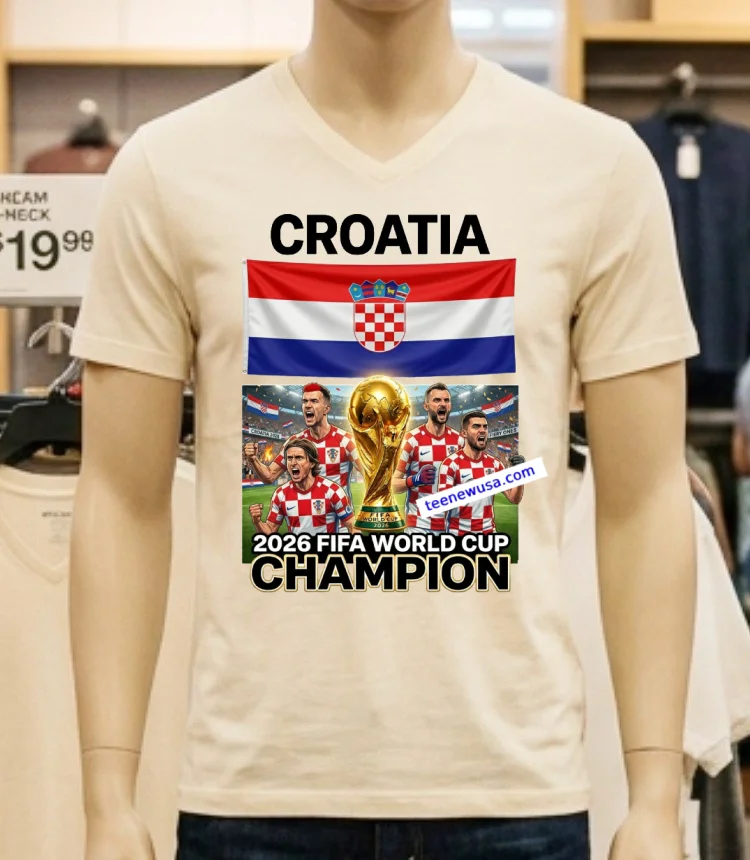 Croatia World Cup 2026 Fan T Shirt White T Shirt 2