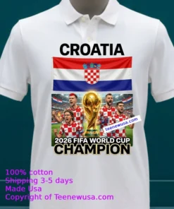Croatia World Cup 2026 Fan T Shirt