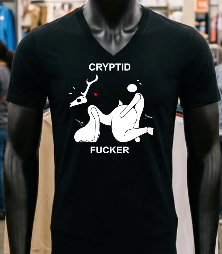 Cryptid Fucker Doggy Shirt - balck-shirt Cryptid Fucker Doggy Shirt Balck Shirt