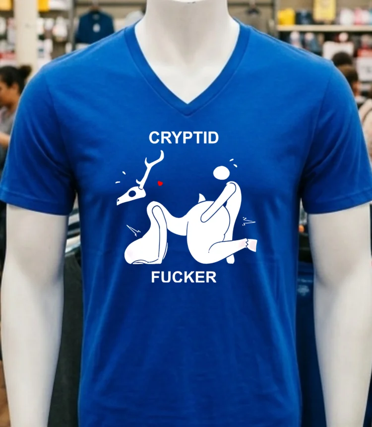 Cryptid Fucker Doggy Shirt - navy-shirt Cryptid Fucker Doggy Shirt Navy Shirt 1