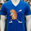Cute Dabbing Hot Dog Shirt Navy Shirt 1
