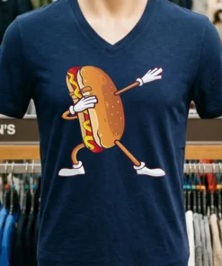 Cute Dabbing Hot Dog Shirt
