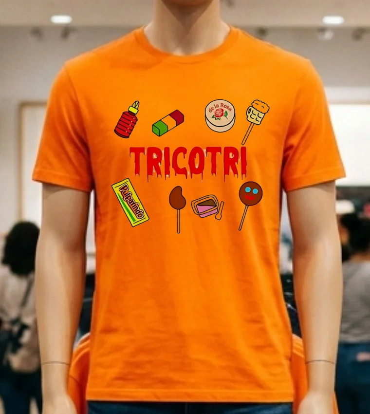 Cute Ghost Boo Halloween Tricotri Shirt - orange-shirt Cute Ghost Boo Halloween Tricotri Shirt Orange Shirt 1
