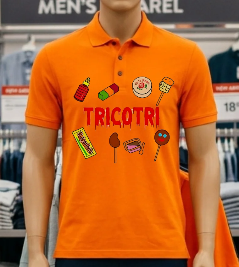 Cute Ghost Boo Halloween Tricotri Shirt - orange-shirt Cute Ghost Boo Halloween Tricotri Shirt Orange Shirt