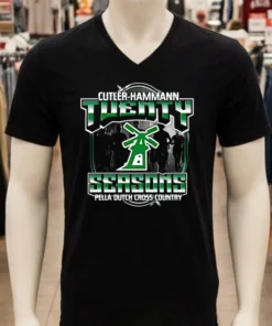 Cutler Hammann Twenty Seasons Pella Dutch Cross Country Logo Shirt