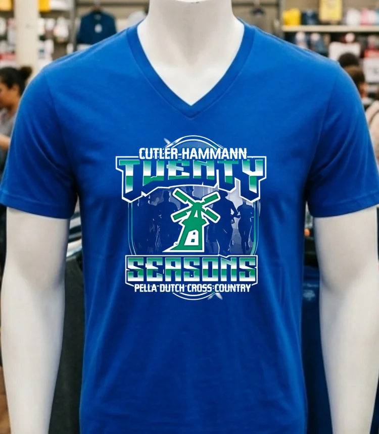 Cutler Hammann Twenty Seasons Pella Dutch Cross Country Logo Shirt - navy-shirt Cutler Hammann Twenty Seasons Pella Dutch Cross Country Logo Shirt Navy Shirt 2