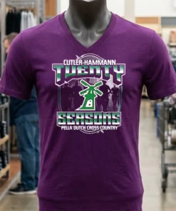 Cutler Hammann Twenty Seasons Pella Dutch Cross Country Logo Shirt
