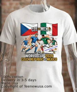 Czech Republic Vs Mexico World Cup 2026 T Shirt White T Shirt 2