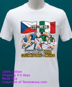 Czech Republic Vs Mexico World Cup 2026 T Shirt