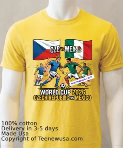 Czech Republic Vs Mexico World Cup 2026 T Shirt