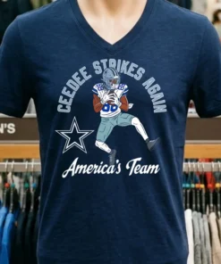 Dallas Cowboys Ceedee Strikes Again America S Team Shirt