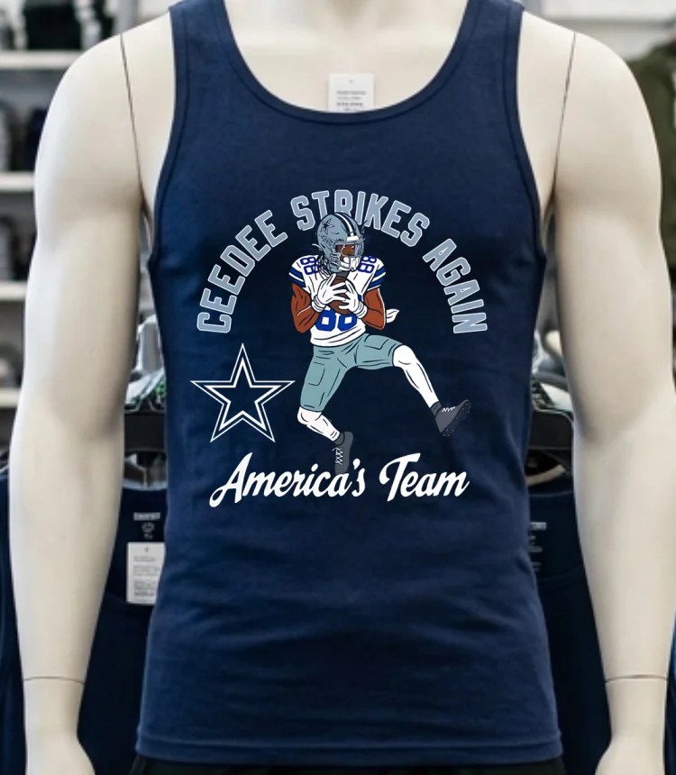 Dallas Cowboys Ceedee Strikes Again Americas Team Shirt Navy Shirt