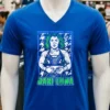 Dani Luna Dogstooth Retro Shirt Navy Shirt 1