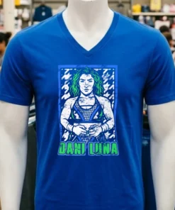 Dani Luna Dogstooth Retro Shirt Navy Shirt 1
