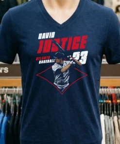 David Justice Atlanta Diamond 23 Shirt