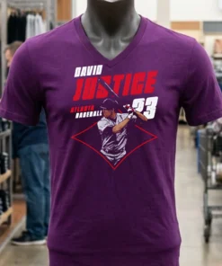 David Justice Atlanta Diamond 23 Shirt