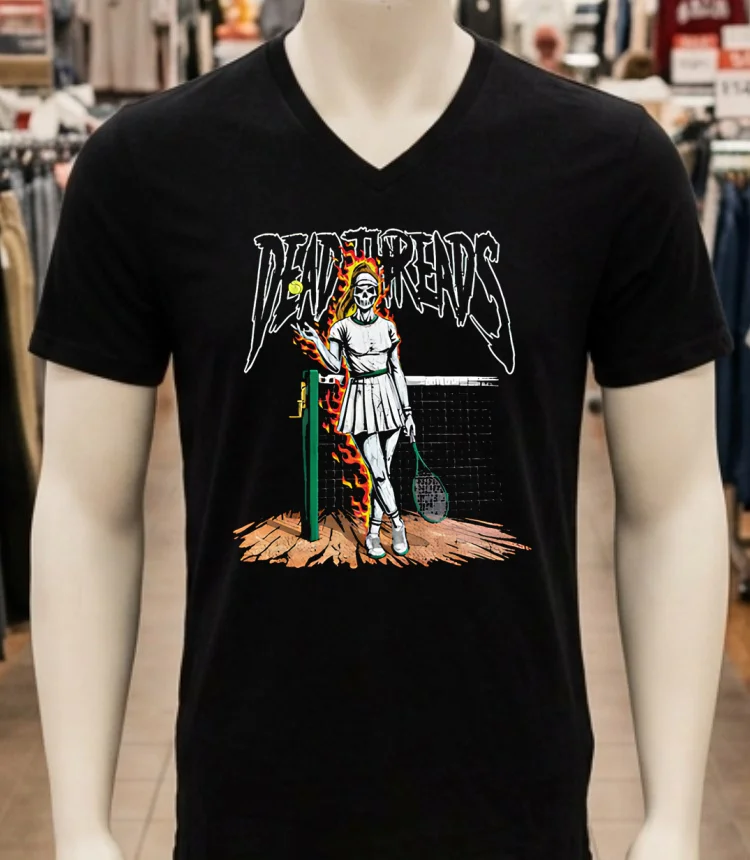 Dead Threads Tennis Female Skeleton Shirt - balck-shirt Dead Threads Tennis Female Skeleton Shirt Balck Shirt